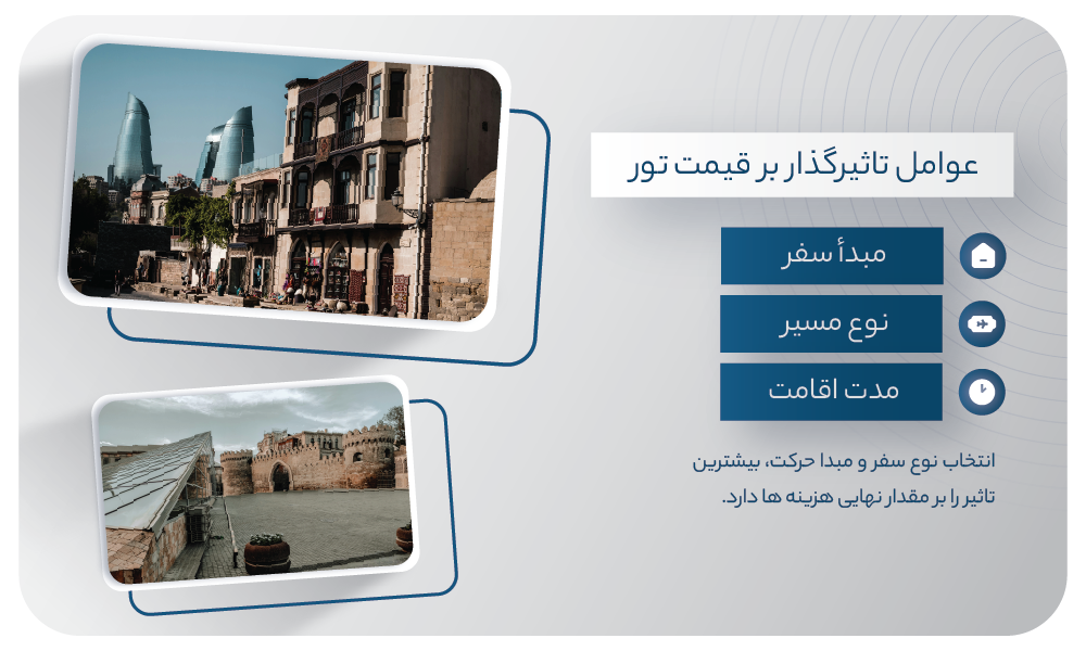 قیمت تور باکو