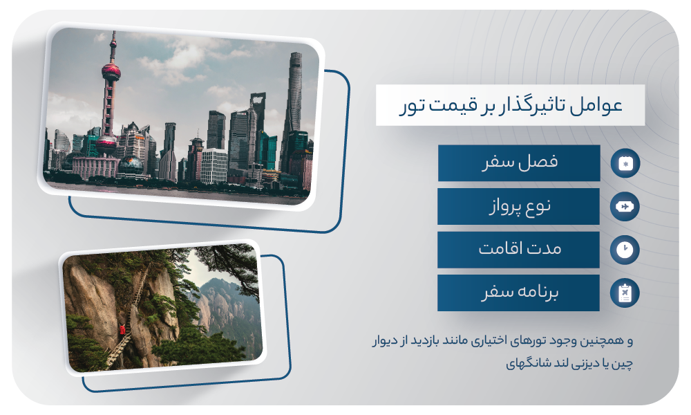 قیمت تور چین