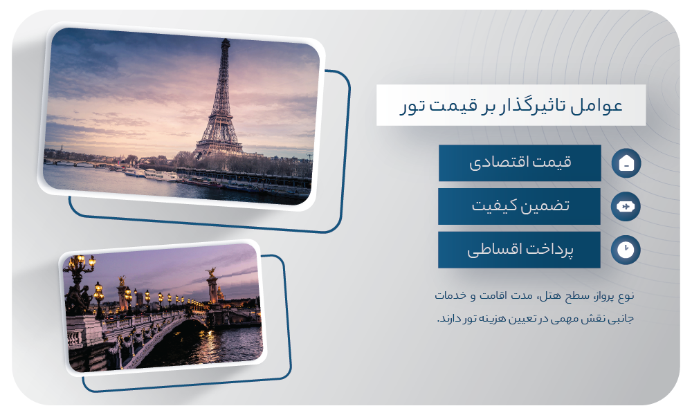 قیمت تور فرانسه